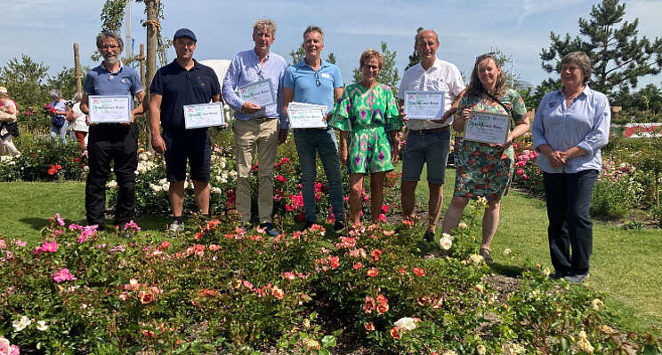 Certificaten Excellence Roses uitgereikt Certificaten Excellence Roses uitgereikt