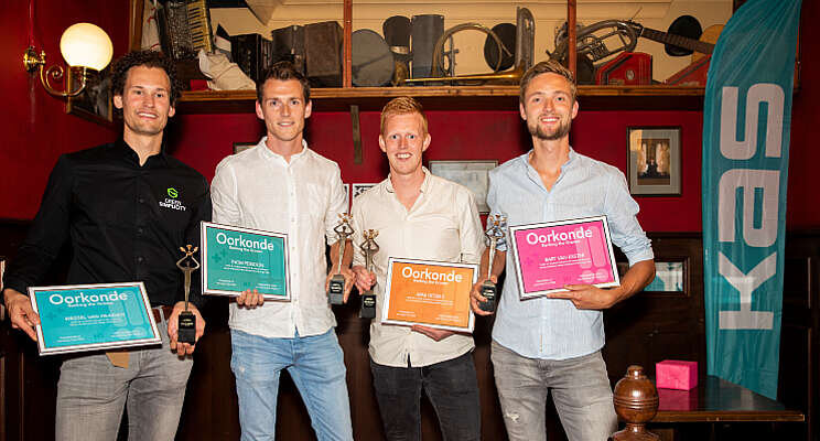 Bart, Mike, Thom en Wessel winnaars! Bart, Mike, Thom en Wessel winnaars!