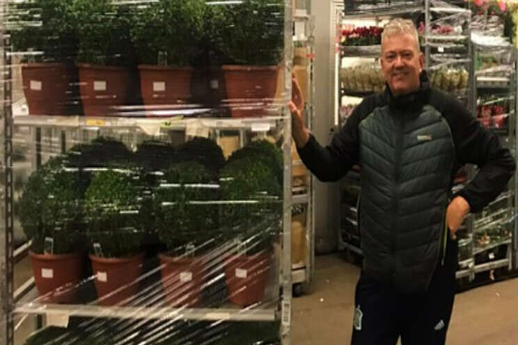 Laatste fysieke plantenkar naar historische tuin Laatste fysieke plantenkar naar historische tuin