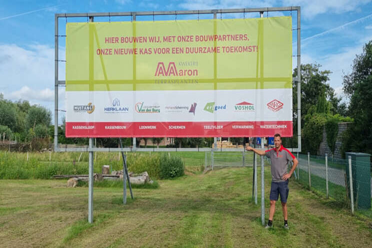 Kwekerij Maron start bouw van duurzame kas Kwekerij Maron start bouw van duurzame kas