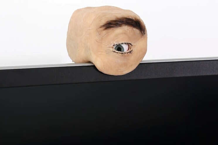 Webcam met realistisch oog Webcam met realistisch oog